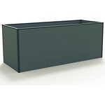 GFP Hochbeet Kräuter-Gemüse-Beet Aluminium Christina - 195x77x77cm formstabil und witterungsbeständig mit Aluminium-Hohlkammerprofilen - Made in Austria