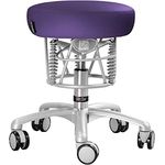 Haider BIOSWING Foxter Therapiestuhl, sensomotorischer Hocker mit 3D-Sitzwerk, stufenlos verstellbarer Sitzhöhe, Violett