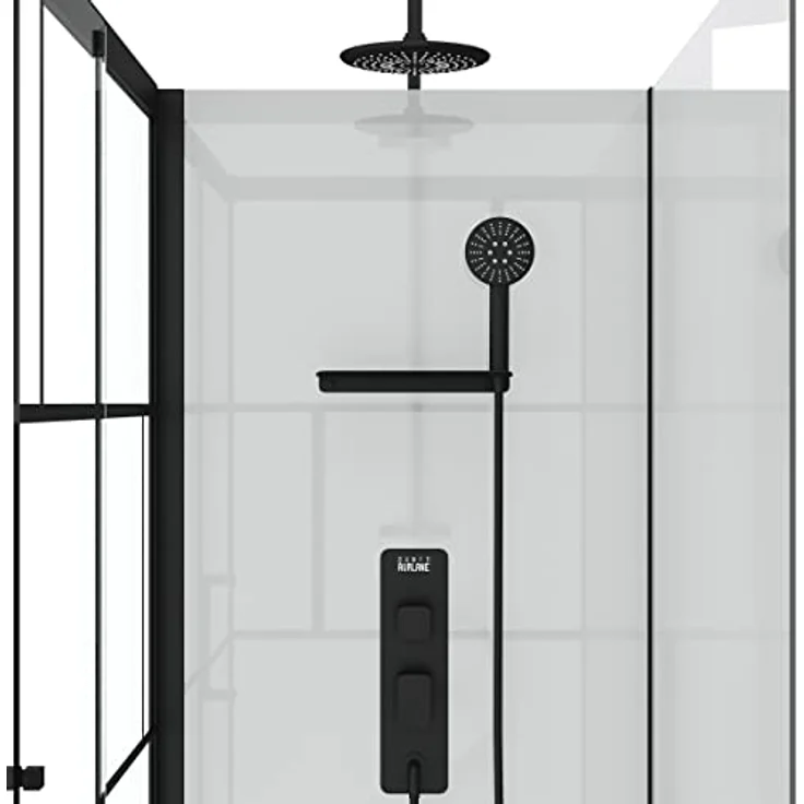 Marwell Komplettdusche Bricks, BxT: 110x80 cm, Einscheibensicherheitsglas, inkl. Armaturen – Bild 4