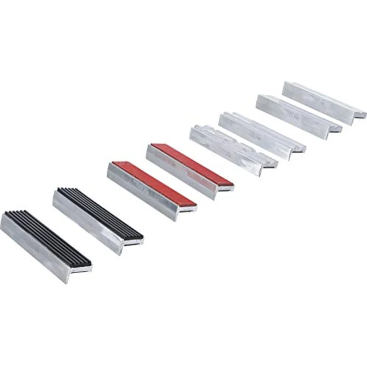 BGS Technic - BGS Schraubstock-Schutzbacken-Satz Aluminium 125 mm 8-tlg – Bild 3