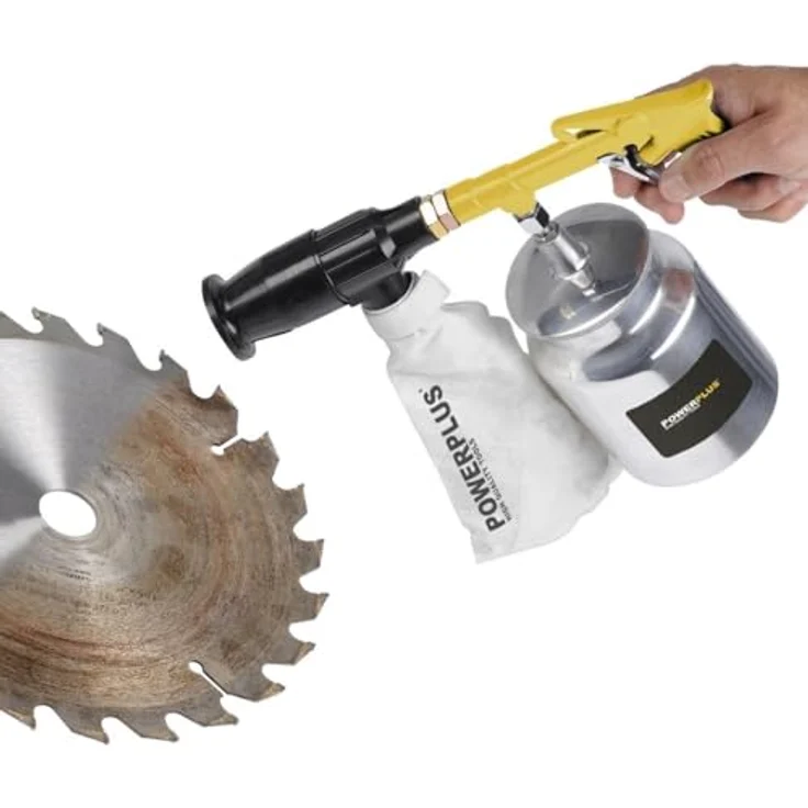 Varo Druckluft Sandstrahler Sandstrahlgerät Varo und 2 x Strahlsand und 4 Düsen – Bild 4