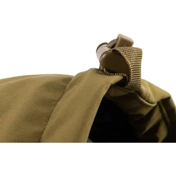 Non-stop dogwear Glacier Dog Jacket Wording Dog Olive (70), Taktische Winterjacke für Hunde mit Patches – Bild 6