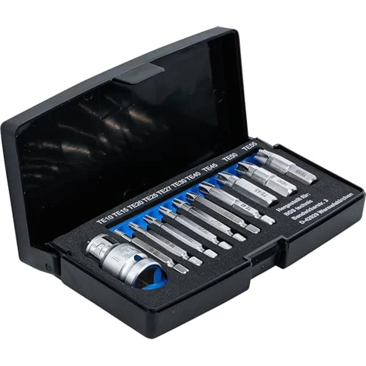 BGS Schraubendreher Schraubenausdreher-Satz, T-Profil (Torx), 11-teilig, Chrom-Vanadium-Stahl, T10-T55 – Bild 2