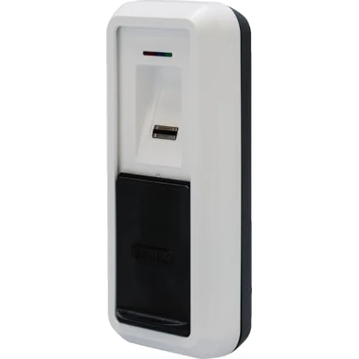 ABUS One Fingerscanner CFS3100 - smarter Türöffner für Haustür, Wohnungstür und Terrassentür mit Verdeck für den Sensor, schlüsselloses System, weiß, bis zu 28 Fingerabdrücke, einfache Montage – Bild 2