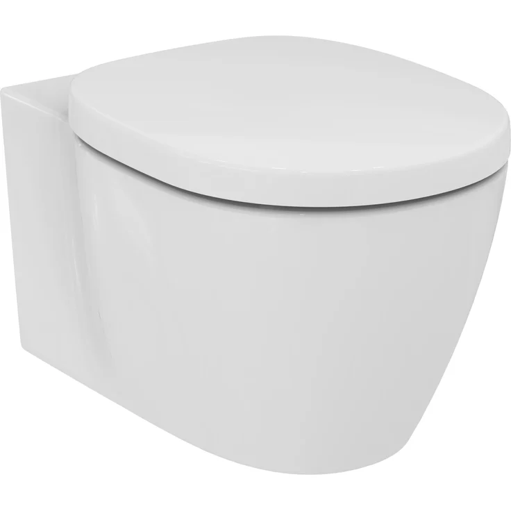 Ideal Standard WC-Paket Connect AquaBlade, Wand-WC inkl. Softclosing Sitz, Weiß