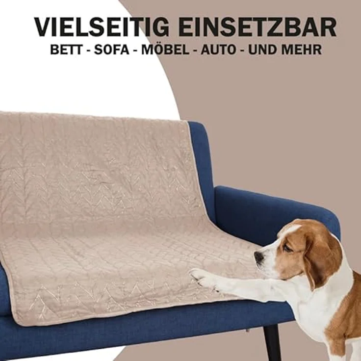 Haustiermatte - weiche warme Haustierdecken ÖKO-TEX 100 perfekt für Katzen bis große Hunde - S-XL - Steppdecke für Sofa/Bett - Schutz – Bild 3