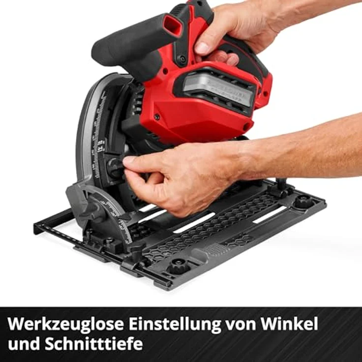 Einhell Professional TP-PS 18/165 Li BL, Akku-Tauchsäge mit 56mm Schnitttiefe, bürstenloser Motor, Aluminium-Sägetisch – Bild 7