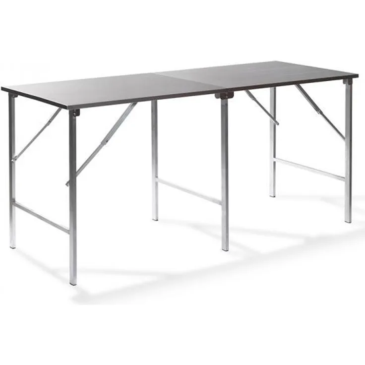 VEBA Edelstahl Arbeitstisch aufklappbar 200x80x90 cm (BxTxH)