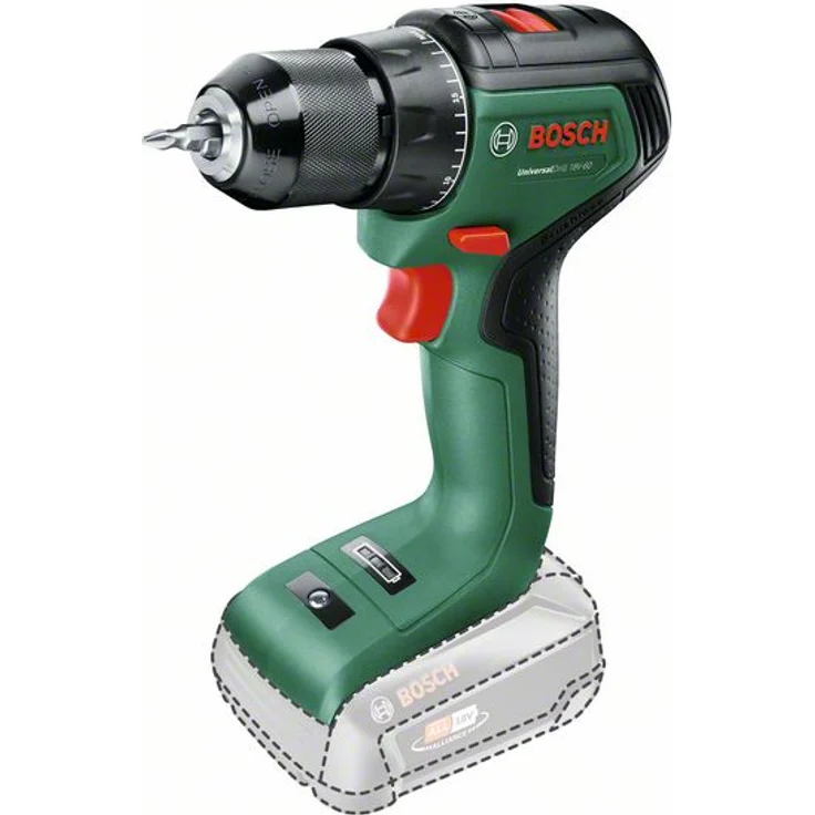 Bosch UniversalDrill 18V-60 06039D7000 Power for All 18V Akku-Bohrschrauber 2 Ah ohne Akku ohne Ladegerät im Karton – Bild 1