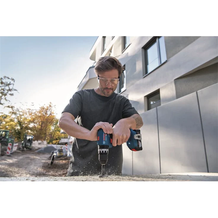 Bosch Professional GSB 18V-45 Akku-Schlagbohrschrauber 18 V 45 Nm Brushless, mit 2x 2 Ah Akku, Ladegerät und L-Boxx (06019K3303) – Bild 6