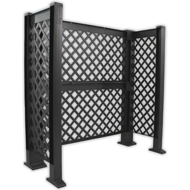 KHW Spalier, Sichtschutz für Mülltonen, 110x49x119 cm, robust und wetterfest, grün – Bild 7