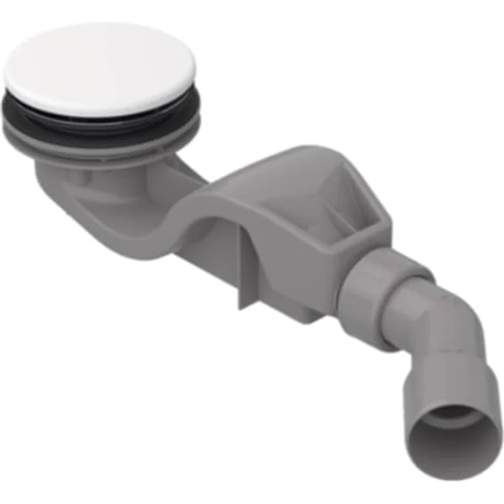 Bette BetteSolid 50 Duschwanne, Antirutsch Sense, weiß, Durchmesser 90 mm, Abflussleistung 0,6 l/s – Bild 1