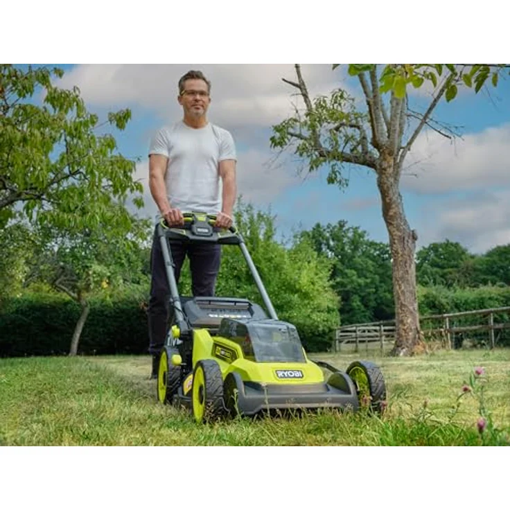 RYOBI 18 V ONE+ Brushless Akku-Rasenmäher RY18LMXSP51A-0, 51 cm Schnittbreite, selbstfahrend, 3-in-1 Funktion, ohne Akku und Ladegerät – Bild 2