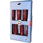 "KIRSCHEN" Werkzeuge 1113000 | 6-teiliger Stechbeitelsatz mit Plastikheft im SB-Karton bestehend aus 6+10+12+16+20+26mm