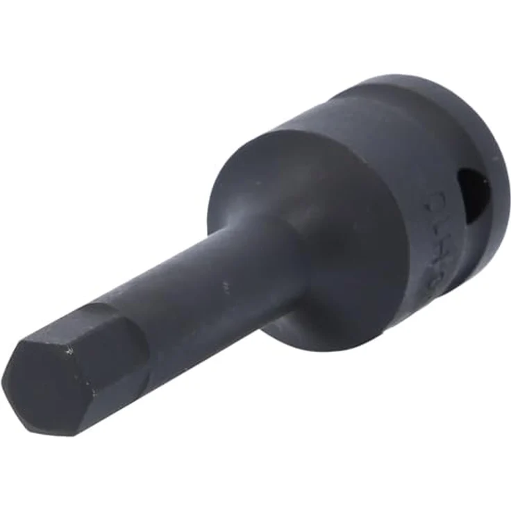 Brilliant Tools Innensechskant Kraft-Bit-Stecknuss BT022624, 1/2" Antrieb, 10 mm, Chrom-Molybdän-Stahl, phosphatiert, 78 mm Länge – Bild 1