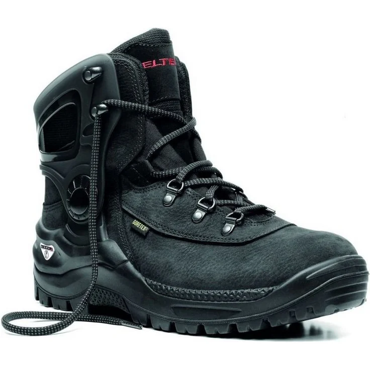 ELTEN FUSION GTX S3 CI Arbeitsschuh, Hydrophobiertes Nubukleder/Textilmaterial, blau – Bild 1