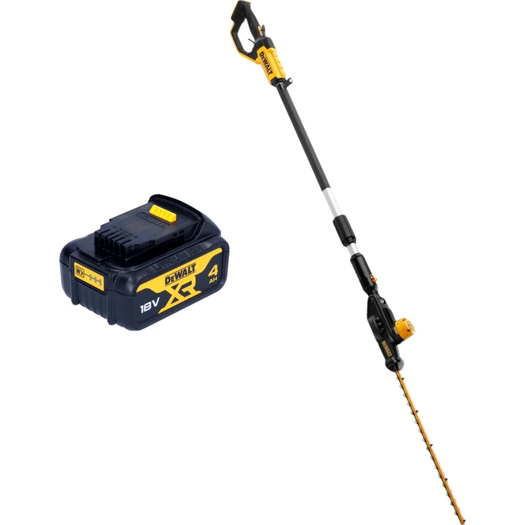 DeWalt DCMPH 566 N, Akku Stabheckenschere 18 V mit 55 cm Schwert und 4,0 Ah Akku, ohne Ladegerät