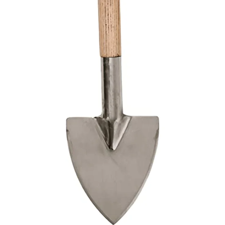 Kent & Stowe Staudenspaten – Profi-Spaten aus Edelstahl, für die Verwendung im Beet, Gartenspaten mit Stiel aus Eschenholz, Länge: 54 cm – Bild 2