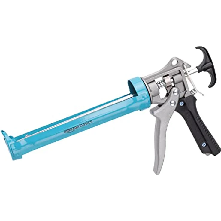 AmazonBasics Robuste Kartuschenpistole, 310 ml, Kraftübersetzungsverhältnis von 12:1, Aluminium-Griff mit Kunststoffstützgriff - Preisvergleich – Bild 2