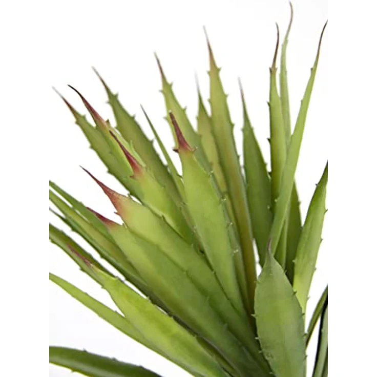 Künstliche Agave Aloe Vera im Topf Kunstpflanze Sansevieria exotische Pflanzen Grünpflanze Kunstblume Topfpflanze Zimmerpflanze Deko Terrasse Balkon Sukkulente Yucca Kalanchoe Kaktus Kakteen – Bild 2