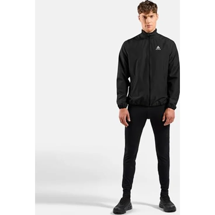 Odlo Essential Light Jacke Schwarz 2XL Mann - Wasserabweisend, windabweisend, reflektierende Details – Bild 4