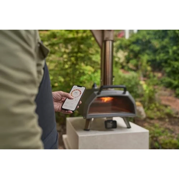 Ooni Karu 2 Pro, Multi-Brennstoff Pizzaofen mit Holz-, Holzkohle- und Gasbetrieb, optimale Temperaturkontrolle bis 500°C – Bild 7