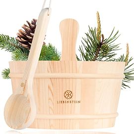 Liebenstein® Sauna Eimer mit Kelle [4L]