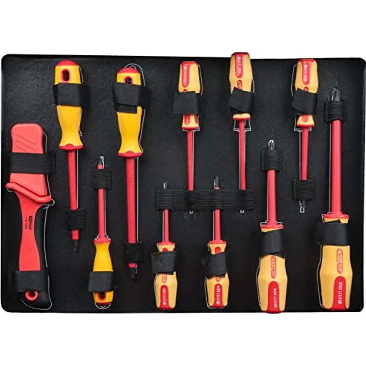 KS Tools Isolierter Werkzeug-Satz für Hybrid- und Elektrofahrzeuge, 43-tlg. im Aluminiumkoffer, Sicherheitsstandard IEC 60900 – Bild 6