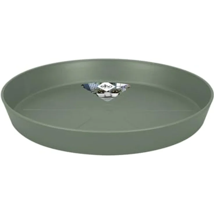 elho Loft Urban Untersetzer Rund 17, Untersetzer für Außen - Ø 17.3 x H 2.4 cm, Grün/Pistazien Grün, aus recyceltem Plastik – Bild 1