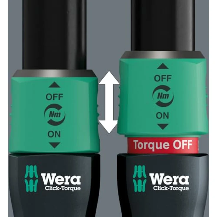 Wera Click-Torque Lock C 3, einstellbarer Drehmomentschlüssel mit Umschaltknarre, 1/2", 40-200 Nm, präzise Auslösung – Bild 3