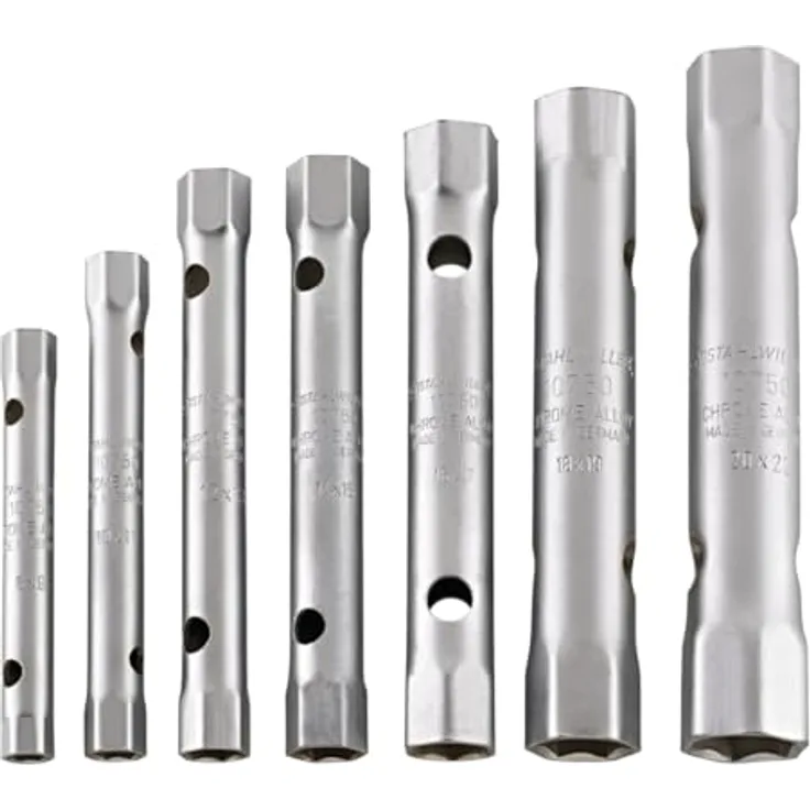 Stahlwille Bit- und Steckschlüsselset Nr. 10750, DIN 896 Form B, aus Chrome-Alloy-Steel, gleitgeschliffen und verchromt