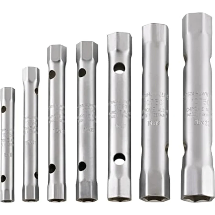 Stahlwille Bit- und Steckschlüsselset Nr. 10750, DIN 896 Form B, aus Chrome-Alloy-Steel, gleitgeschliffen und verchromt – Bild 1