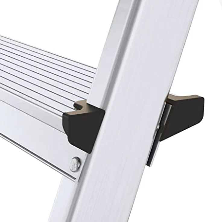 Drabest Aluminium Trittleiter Leiter beidseitig begehbar, 2x3 Stufen, 125kg – Bild 5