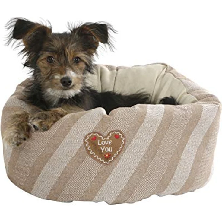 Kerbl Maxi-Pet 80394 Welpenbett Love You, beige, 40x20 cm – Bild 4