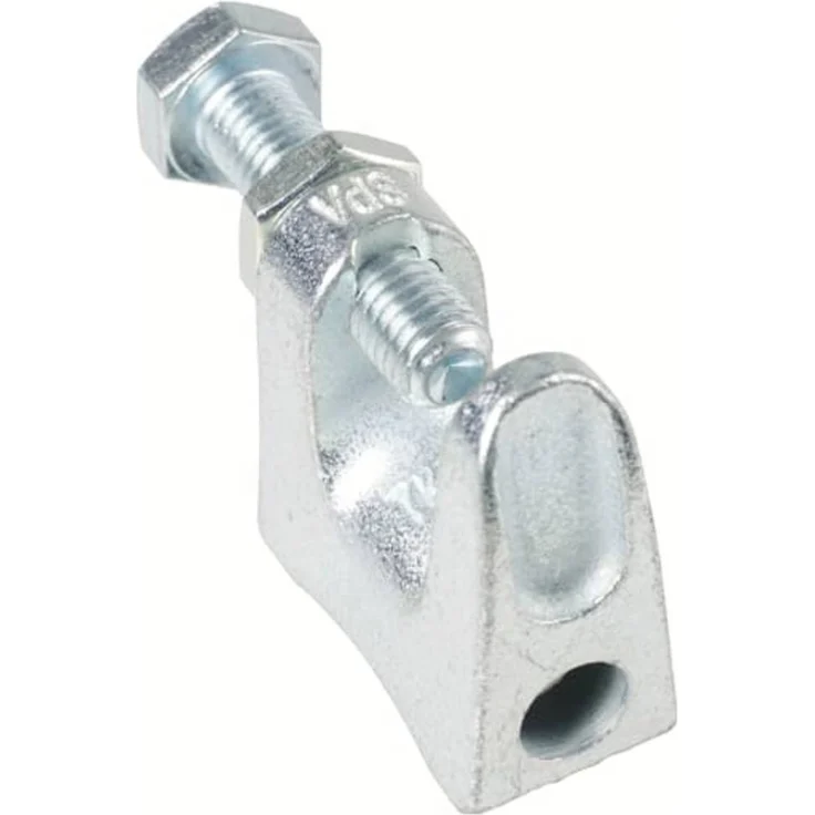 ABB E-Klips FC-8T Trägerklammer, waagrecht, Federstahl, 120 kg Belastbarkeit, 25 St., (Ø x H) 19mm x 45mm