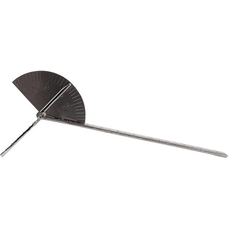 Saehan Finger-Goniometer Edelstahl, Winkelmesser mit 15 cm Schenkellänge und 5-fach Abstufungen