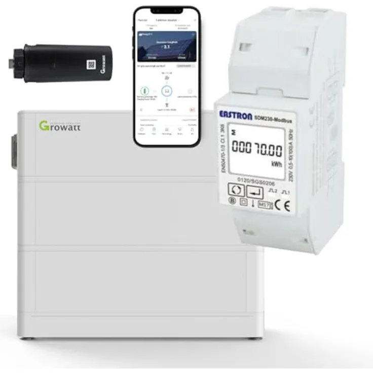 Growatt ARK 5.12kWh Hochvolt-Solarspeicher-Set, modular erweiterbar für Growatt MIN XH Serie, 0% MwSt §12 III UstG