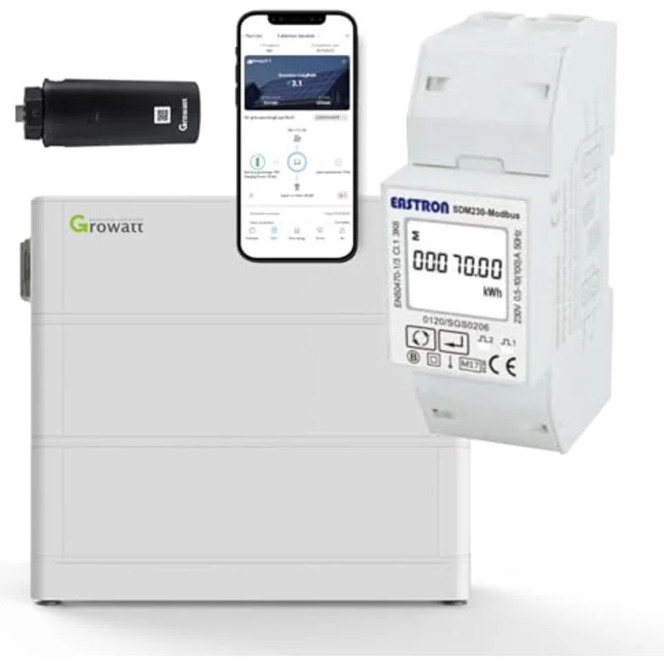 Growatt ARK 5.12kWh Hochvolt-Solarspeicher-Set, modular erweiterbar für Growatt MIN XH Serie, 0% MwSt §12 III UstG – Bild 1