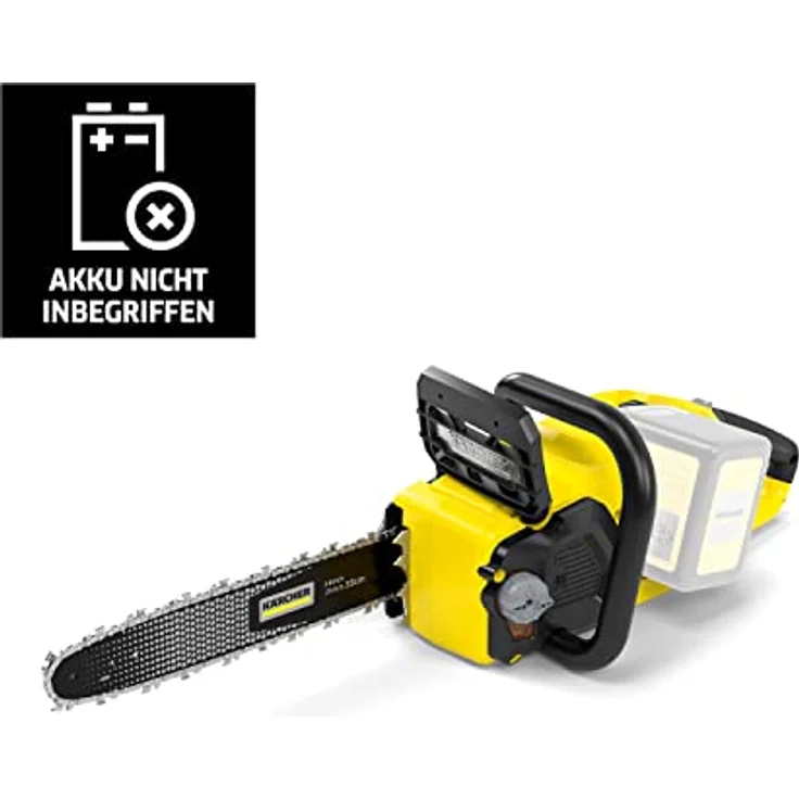 Kärcher CNS 36-35 Battery Akku-Kettensäge - Schwertlänge 35 cm, Kettengeschwindigkeit 21 m-s, Leistung je Akkuladung: 200 Schnitte, Gewicht 5,5 kg – Bild 2