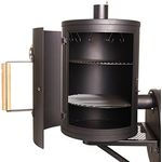 TAINO Smoker Vertikal-Box, Grill-Erweiterung für YUMA, 3,5mm Wandstärke mit Temperaturanzeige und Edelstahl-Rost