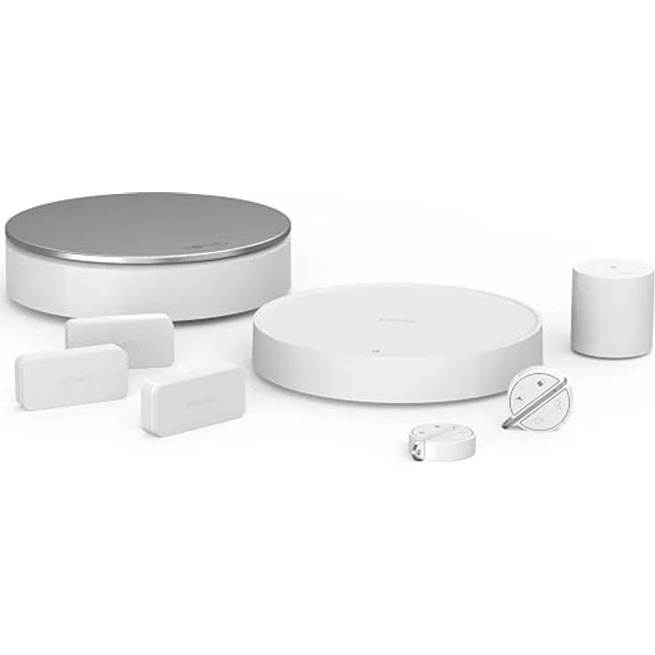 Somfy 1875280 Funk-Alarmanlagen-Set, Sicherheitssystem mit IntelliTAG Erschütterungstechnologie und 110 dB Innensirene – Bild 1
