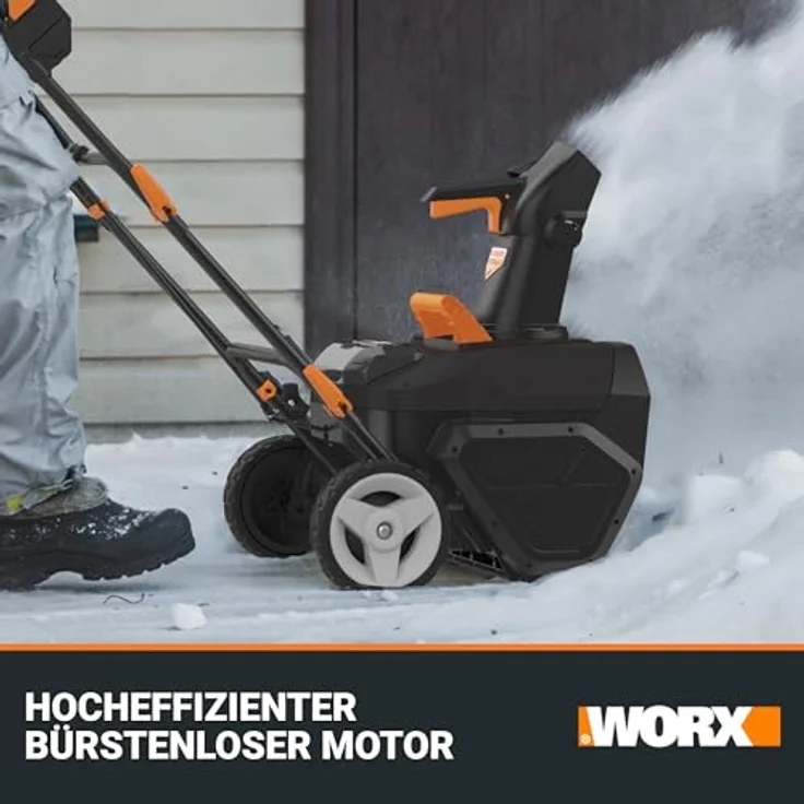 Worx Nitro WG471E, Akku-Schneefräse 40V mit 51 cm Räumbreite, bürstenloser Motor, leise und leistungsstark – Bild 2