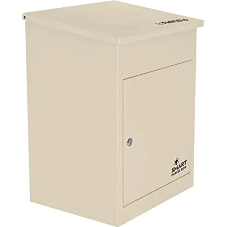 Smart Parcel Box SMART PARCEL BOX Creme 44x35x58, Paketbriefkasten zur Wandmontage, rostfrei und wetterfest – Bild 3