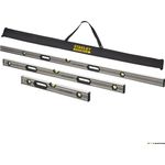 Stanley Wasserwaage, 3-teiliges Wasserwaagen-Set mit Tasche