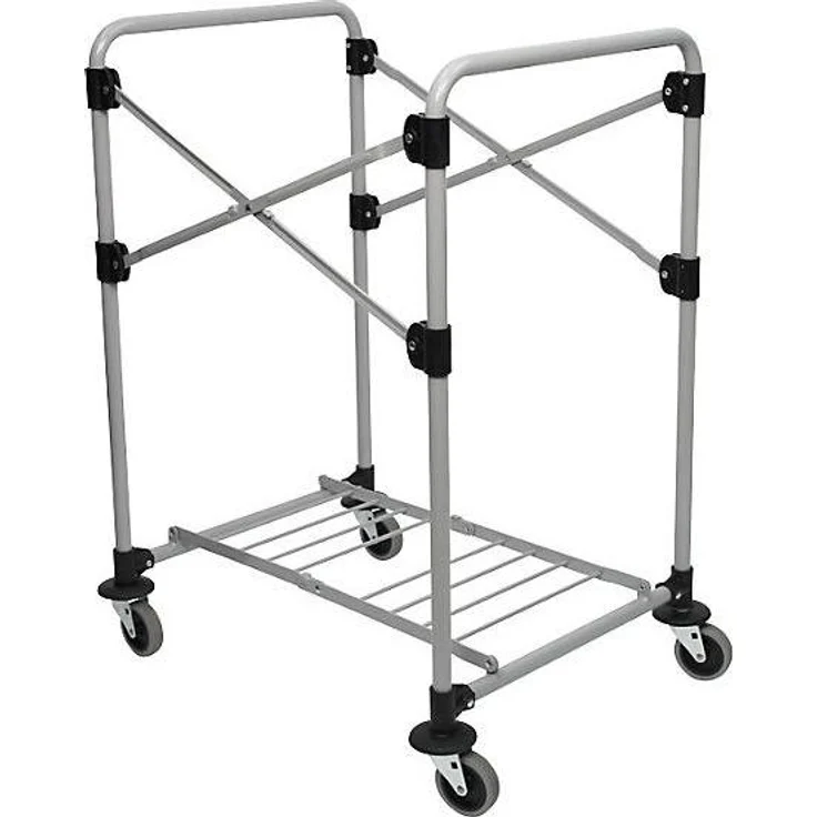 Rubbermaid X-CART FRAME 150L, Klappbarer Transportwagen mit 150 kg Tragkraft aus pulverbeschichtetem Stahl
