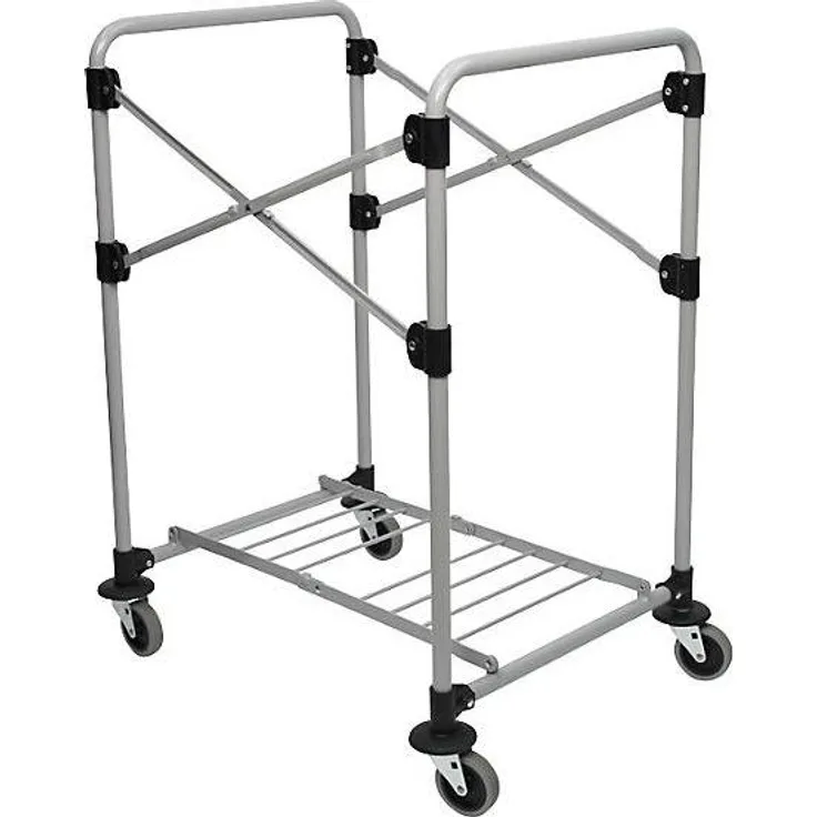 Rubbermaid X-CART FRAME 150L, Klappbarer Transportwagen mit 150 kg Tragkraft aus pulverbeschichtetem Stahl
