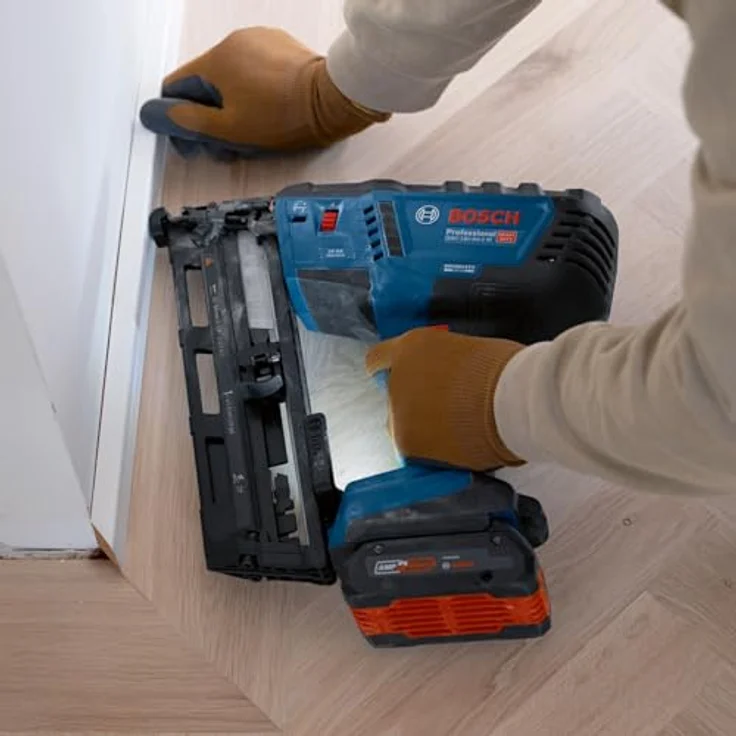 Bosch Akku-Holznagler GNH 18V-64-2 M, gasloser Stauchkopfnagler 16 ga mit geringem Rückschlag, ohne Akku und Ladegerät – Bild 2