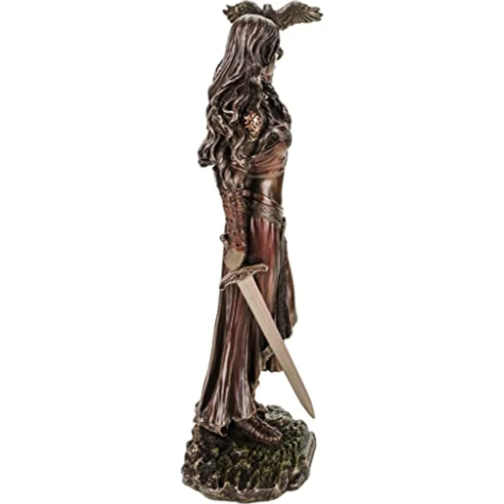 Morrigan keltische Göttin der Geburt der Schlacht und dem Tod Skulptur Figur – Bild 4