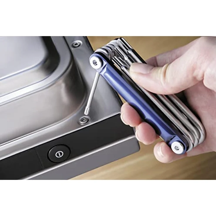 kwb Sechskantschlüssel-Set T 10-T 40, 7-teilig aus CV-Stahl im Metall-Klapphalter – Bild 3