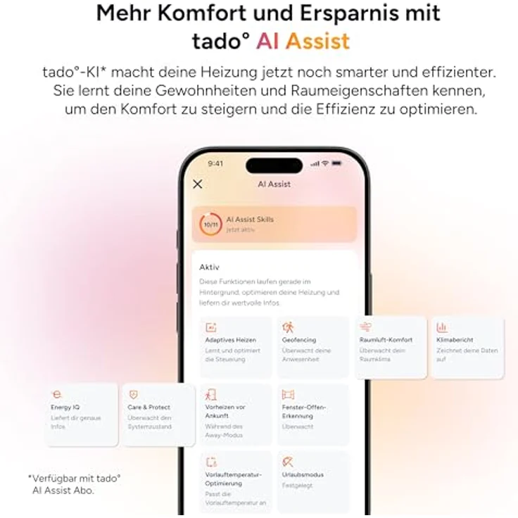 tado° Smartes Heizkörperthermostat X – Starter Kit mit Bridge X, energieeinsparend, App-Steuerung, kompatibel mit Smart Home Systemen – Bild 5